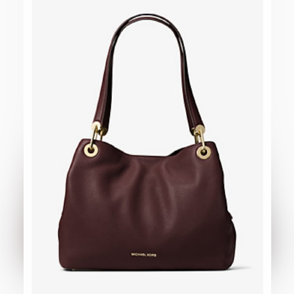 Michael Kors Raven Large Leather Shoulder Bag